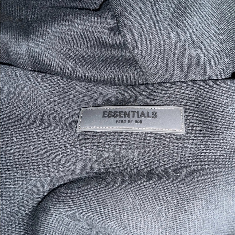 Essentials Fear of God Black Hoodie